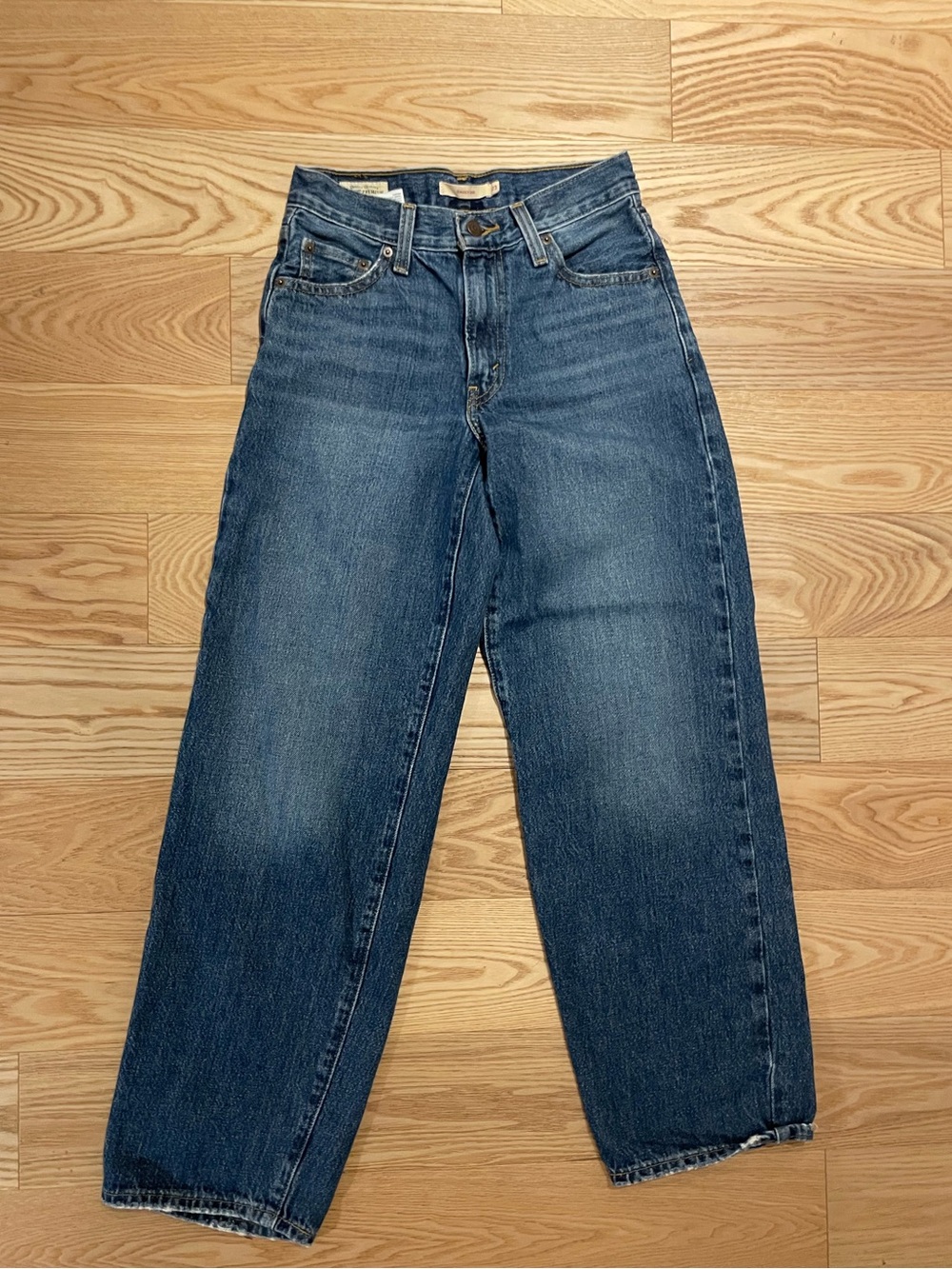 Women's LEVI's Baggy Dad Jeans - Dark Wash